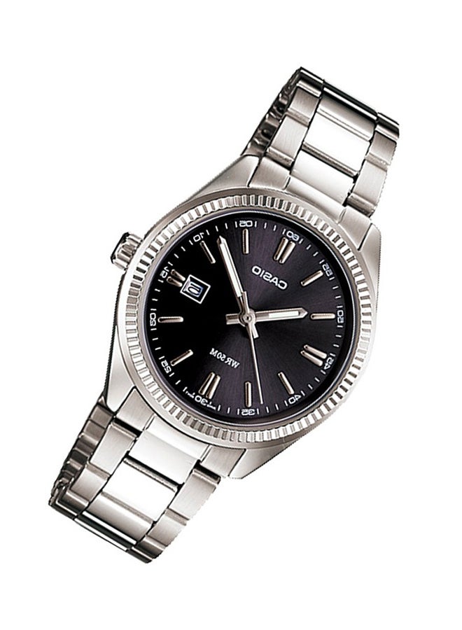 CASIO - Women's Stainless Steel Analog Wrist Watch LTP-1302D-1A1 - 39 mm - Silver - Image 1