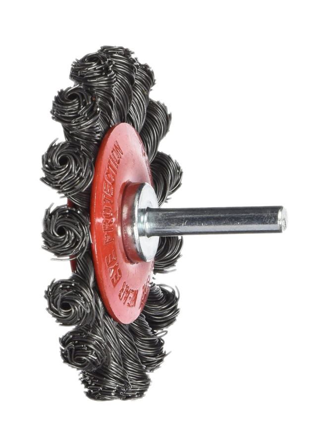 Yato Twisted Wire Circular Brush Silver/Red - Image 2