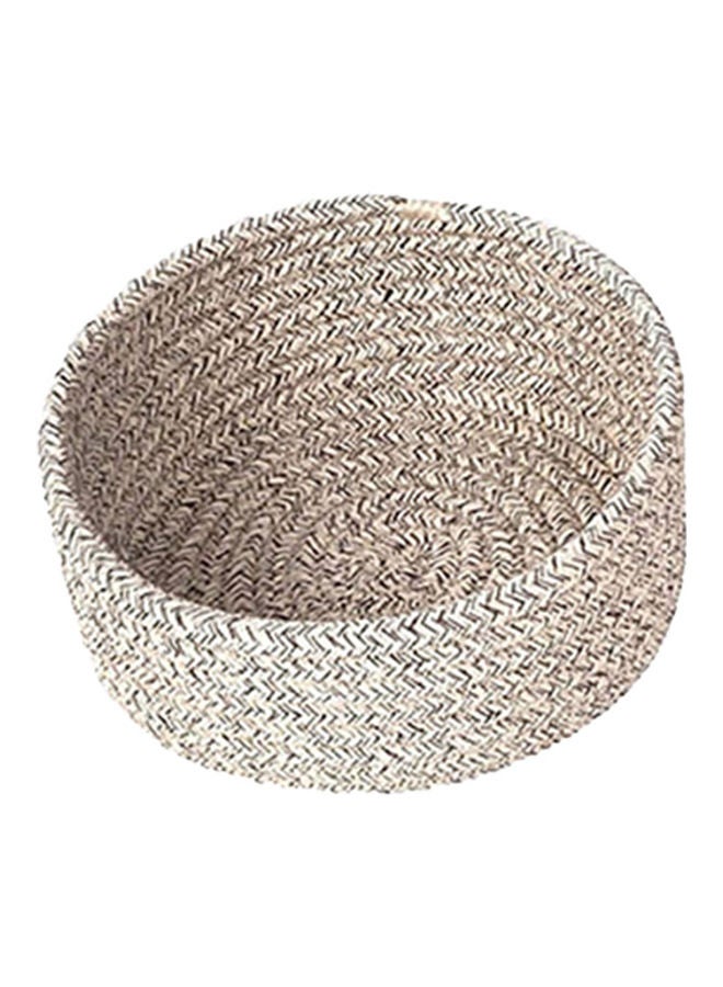 Storage Container Cotton Rope Woven Basket Brown
