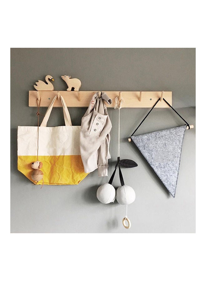Wooden Hanger Hook Beige