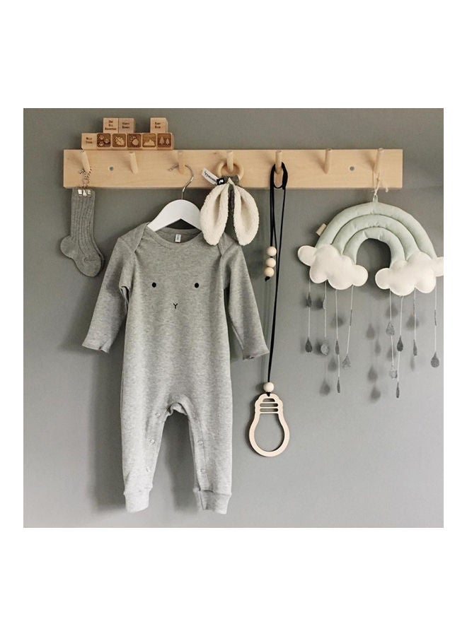 Wooden Hanger Hook Beige