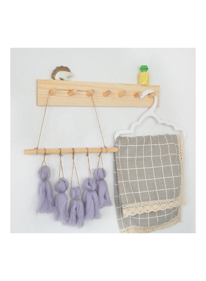 Wooden Hanger Hook Beige