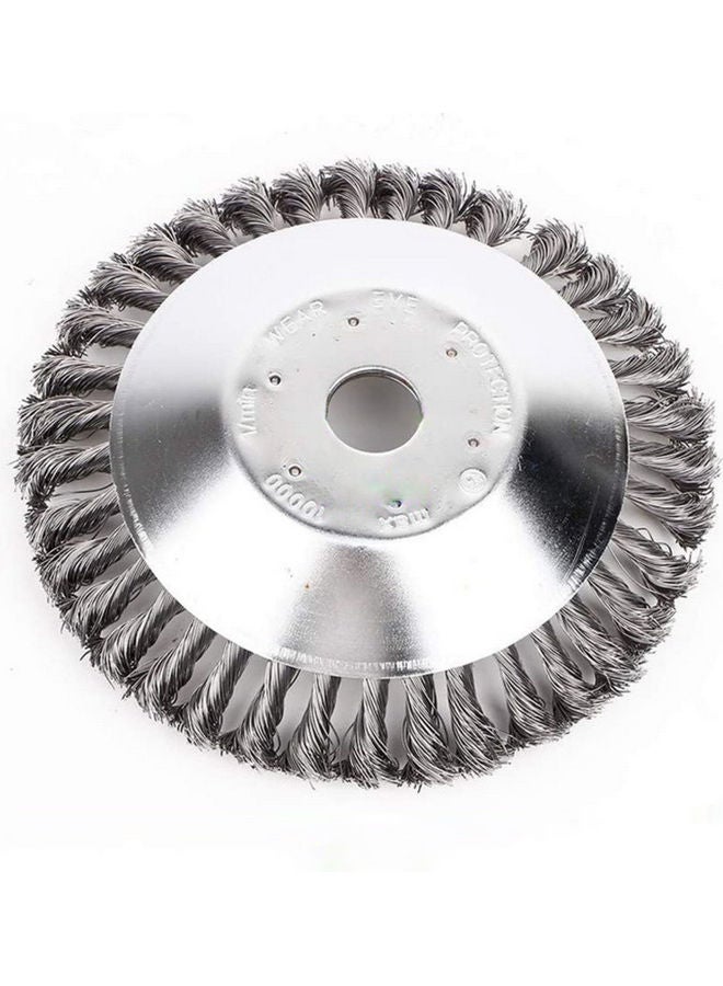 Generic Multi-Purpose Stainless Steel Steel Wire Wheel Brush Silver  - Image 1