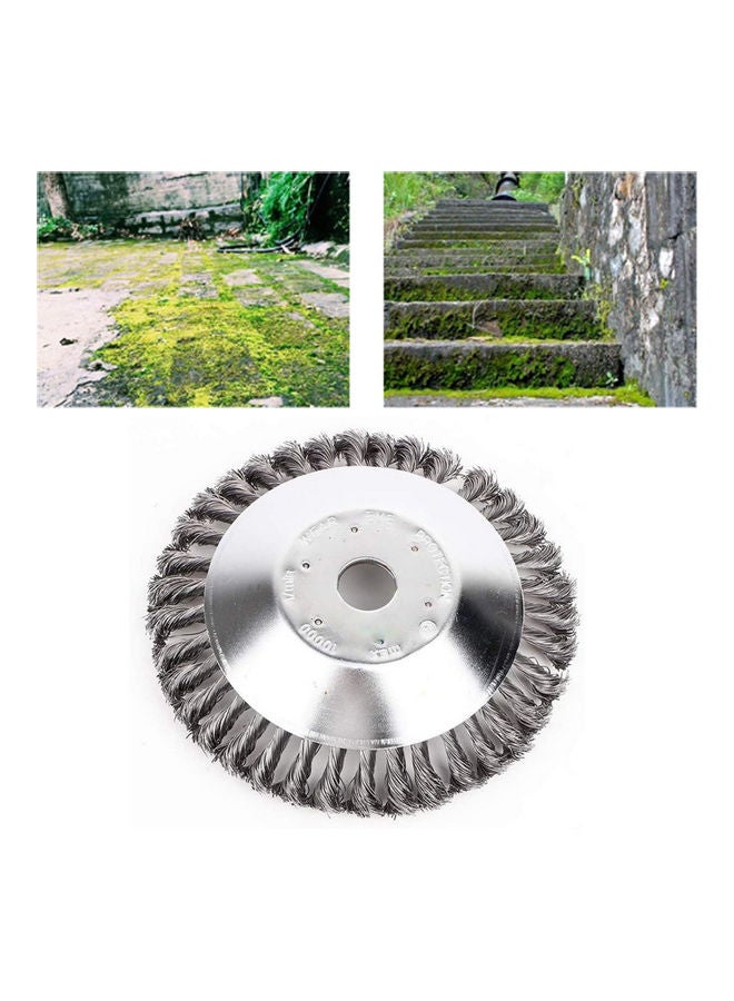 Generic Multi-Purpose Stainless Steel Steel Wire Wheel Brush Silver  - Image 2