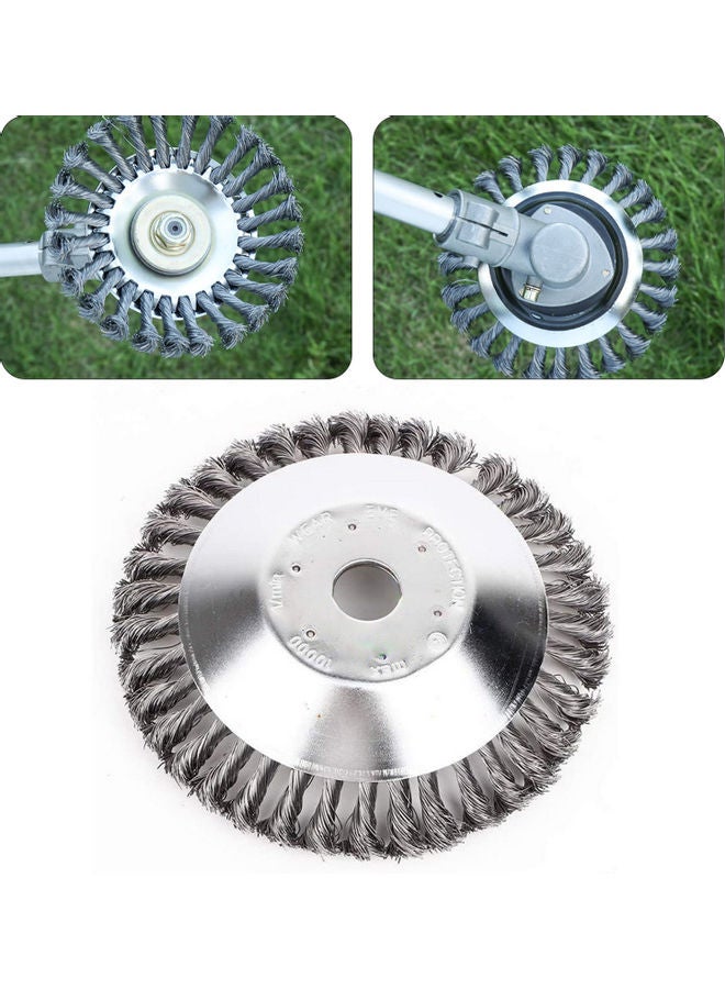 Generic Multi-Purpose Stainless Steel Steel Wire Wheel Brush Silver  - Image 4
