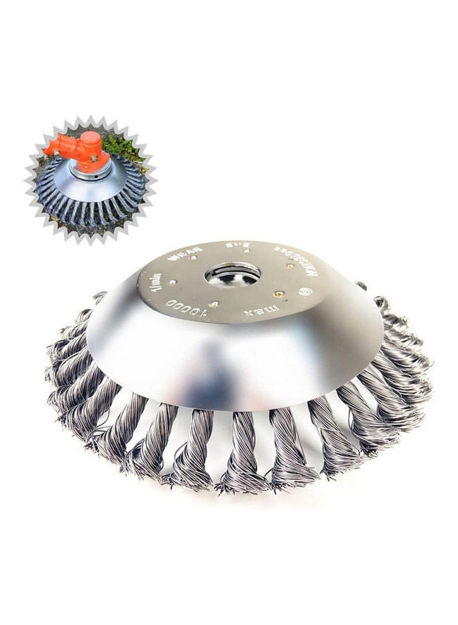 Generic Multi-Purpose Stainless Steel Steel Wire Wheel Brush Silver  - Image 5