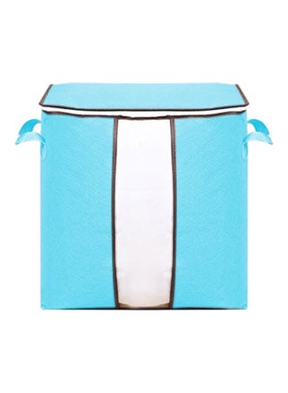 Non Woven Fabric Folding Stackable Blanket Storage Bag Blue - v1623948383/N48441340A_1