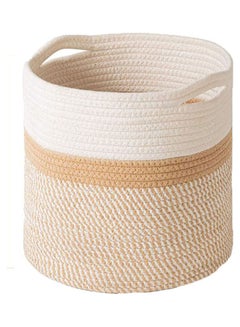 Multi-Functional Cotton Rope Woven Storage Basket Multicolour - v1623948384/N48440061A_1