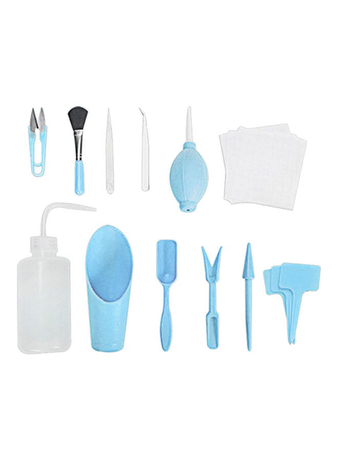 Generic Mini Rust Proof Succulent Plants Tools Blue/White  - Image 1