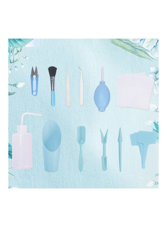 Generic Mini Rust Proof Succulent Plants Tools Blue/White  - Image 2