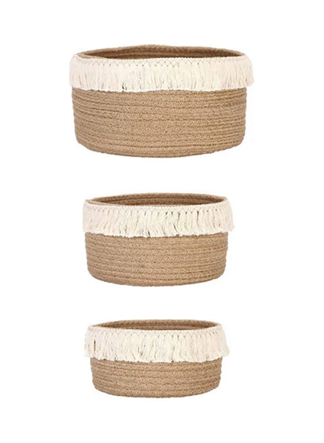 3-Piece Storage Basket Multicolour - Image 1