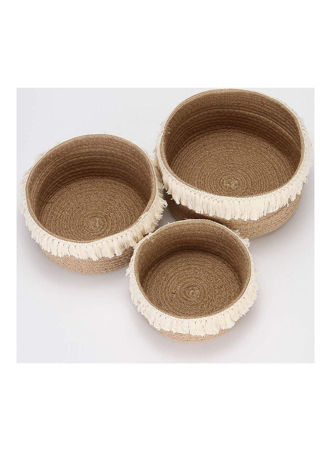 3-Piece Storage Basket Multicolour - Image 2