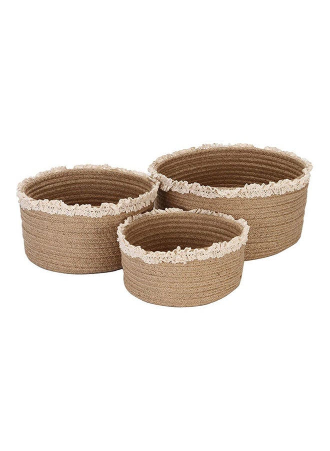3-Piece Storage Basket Multicolour - Image 3