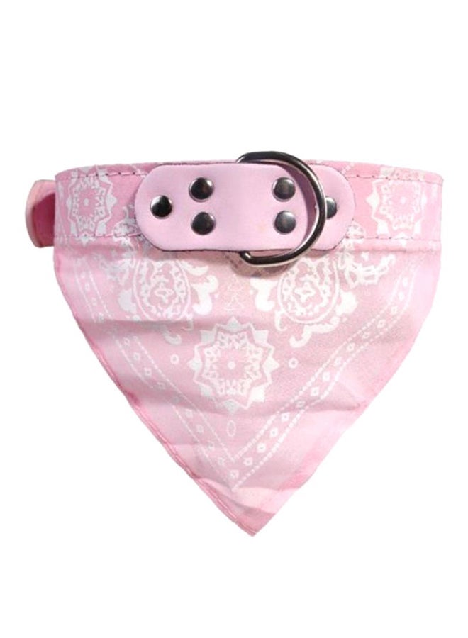 Triangle Pet Scarf Collar Pink 38centimeter