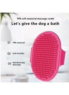 Sharpdo Pet Bathing Brush Rose Red  - Image 2