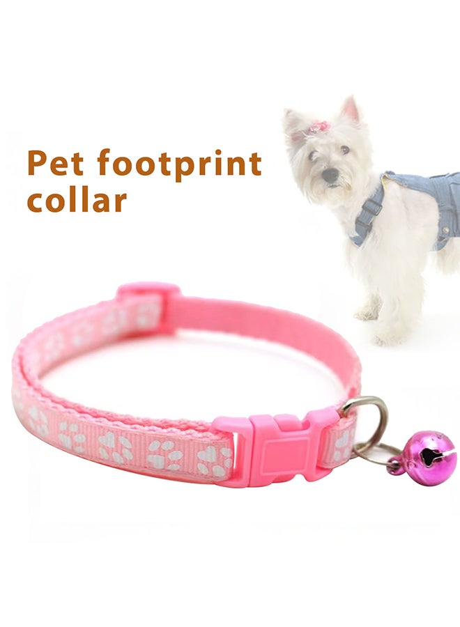 Sharpdo Buckle Collar For Cat Pink/White 32x1cm - Image 2