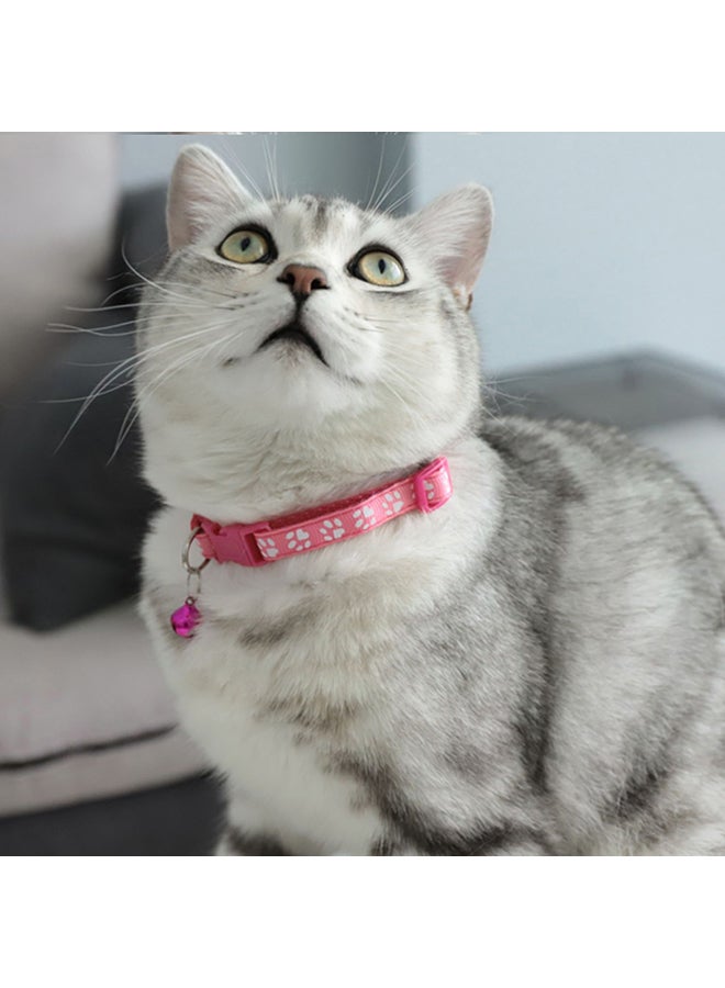 Sharpdo Buckle Collar For Cat Pink/White 32x1cm - Image 3