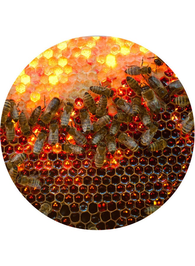 Generic - Honeycomb Pattern Carpet Multicolour 25x20x3cm - Image 1