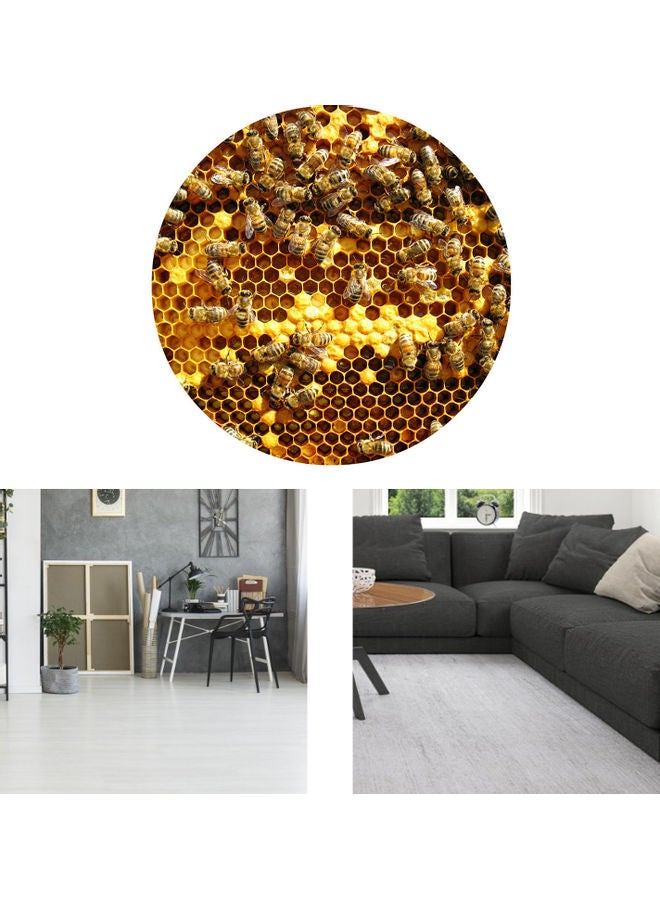 Generic - Honeycomb Pattern Carpet Multicolour 25x20x3cm - Image 1