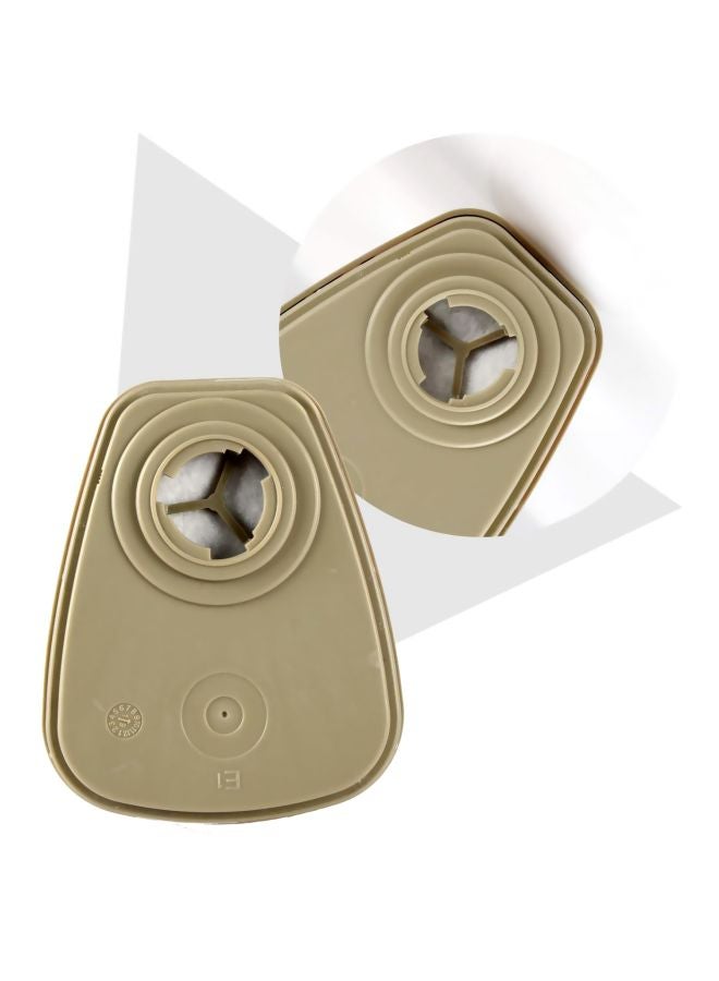 3M 2-Piece Organic Vapor Respirators Filter Cartridge Set Grey/Brown 105grams - Image 5