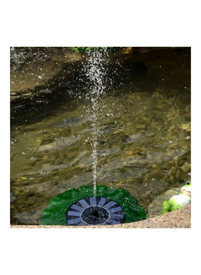 Generic Lotus Leaf-shaped Solar Fountain Green  - Image 3
