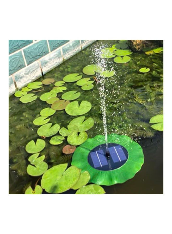 Generic Lotus Leaf-shaped Solar Fountain Green  - Image 4