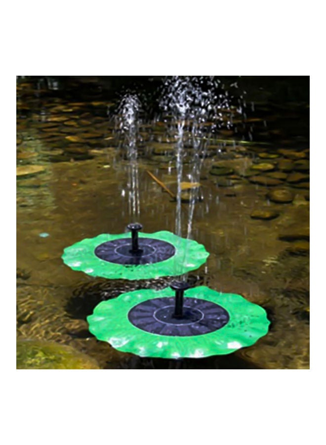 Generic Lotus Leaf-shaped Solar Fountain Green  - Image 5