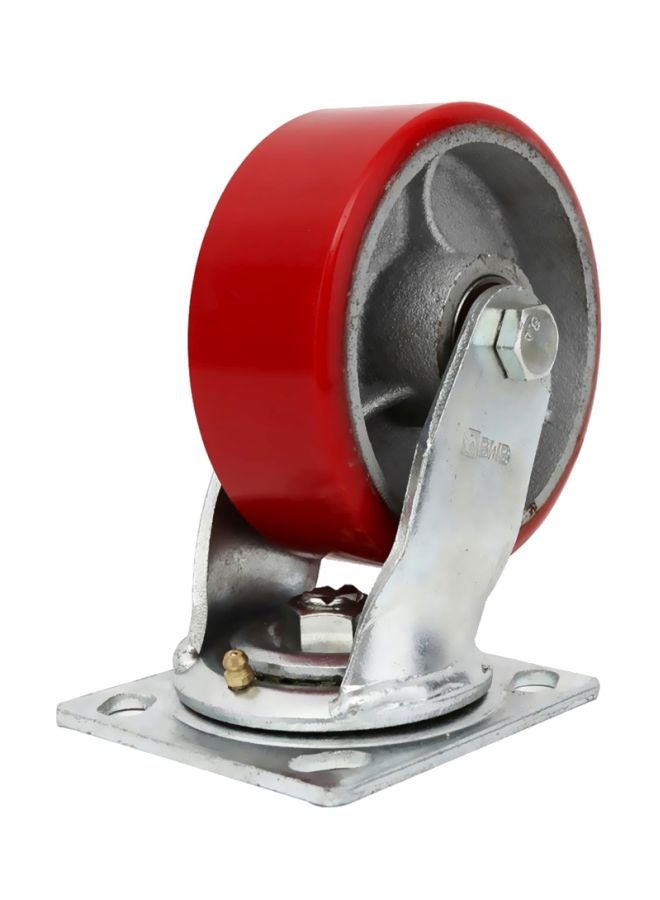 بي إم بي تولز عجلة محورية شديدة التحمل للضغط فضي / رمادي / أحمر 6بوصة - Image 2