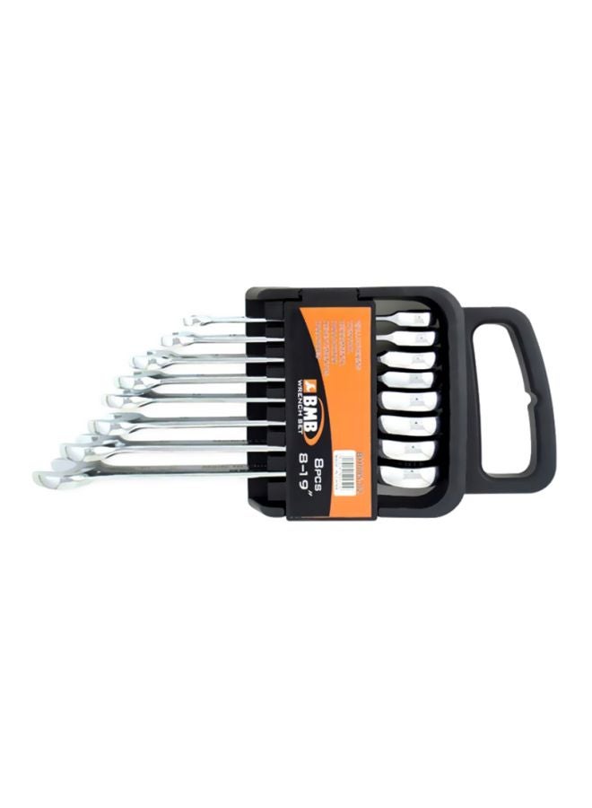 BMB tools 8-Piece Gear Wrench Set Silver 19-Augmm - Image 2