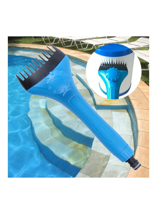Pool Filter Cartridge Cleaner Blue/Black 23x7x2cm  - Image 2