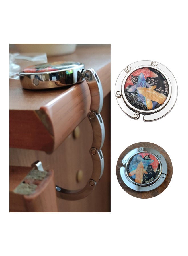 Folding Handbag Holder Silver  - Image 2