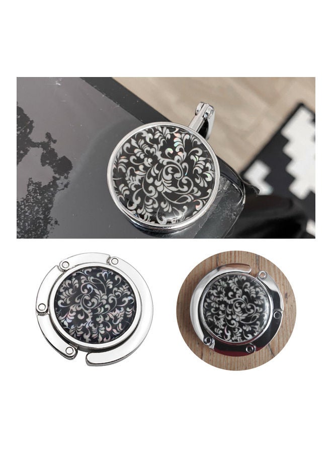 Folding Handbag Holder Silver  - Image 4