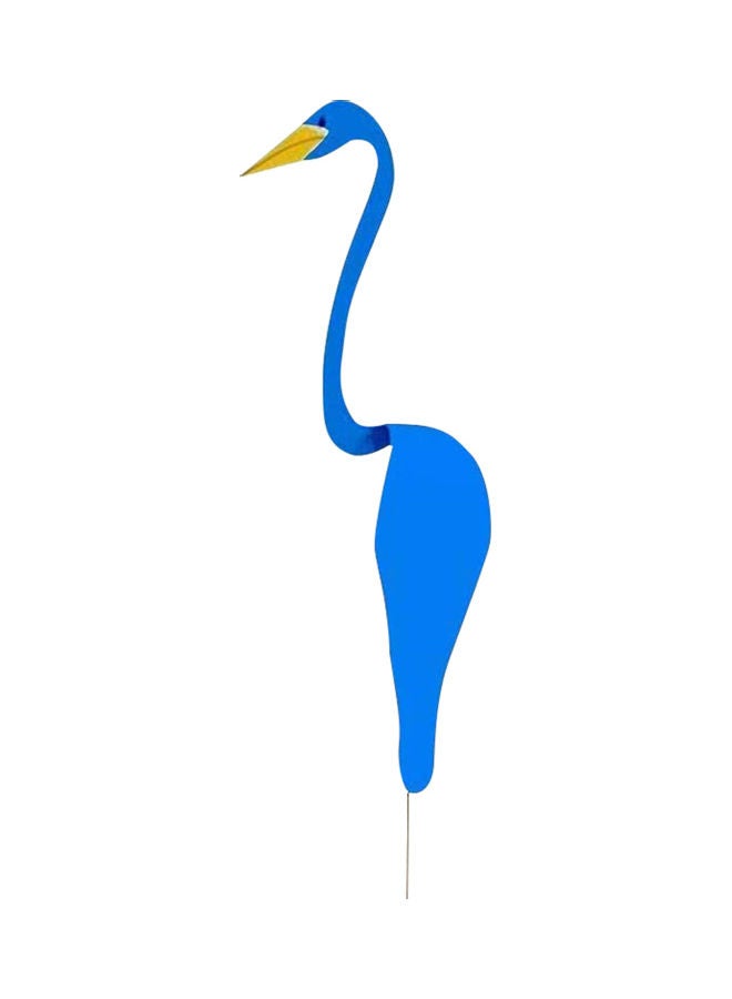 Generic Flamingo Design Garden Decor Blue/Yellow/Black  - Image 1