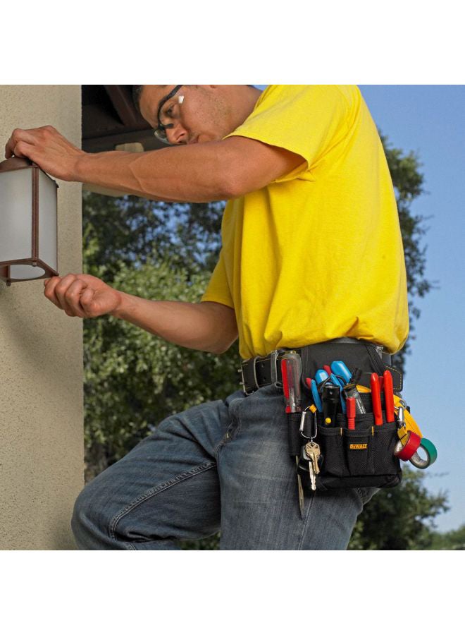 DEWALT Tool Belt Pouch Bag Black/Yellow 9.3x3x7.5inch - Image 5