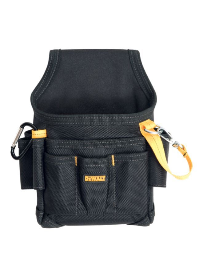 DEWALT Tool Belt Pouch Bag Black/Yellow 9.3x3x7.5inch - Image 1