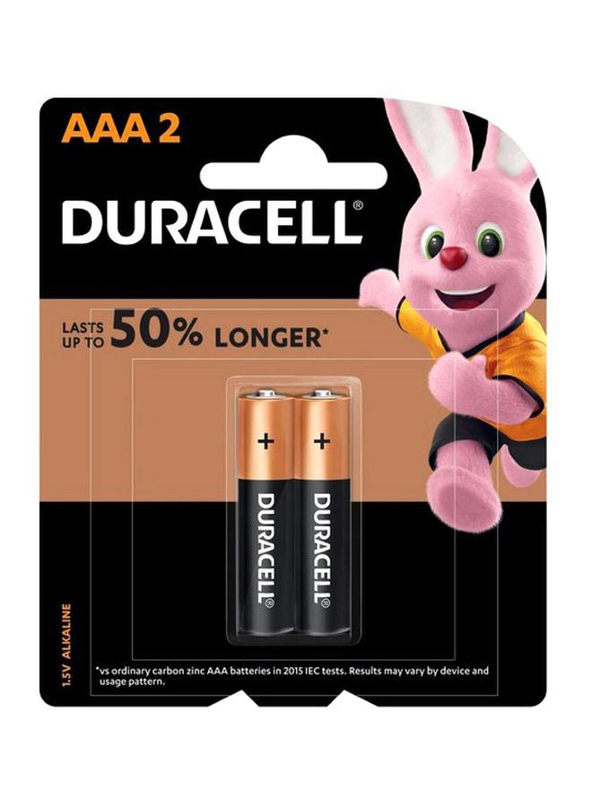 دوراسيل طقم بطاريات قلوية ألترا مكون من قطعتين اسود/ذهبي وردي - Image 1