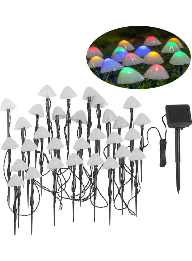 Solar Mushroom String Lights Multicolour - Image 1