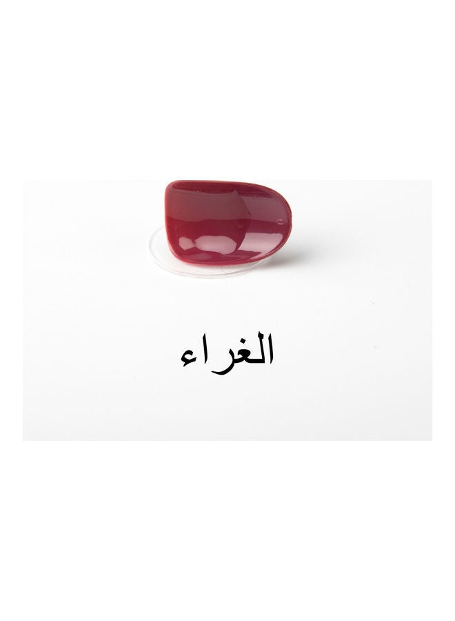 كولير مجموعة أظافر صناعية لامعة مكونة من 24 قطعة أحمر  - Image 4
