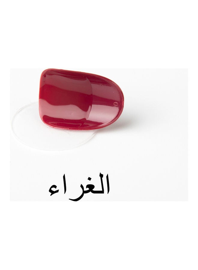 كولير مجموعة أظافر صناعية لامعة مكونة من 24 قطعة أحمر  - Image 4