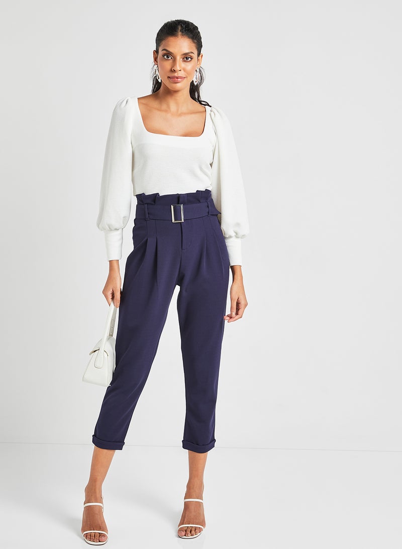 Basicxx 12 Pack Of Basic High Rise Pants Navy Blue  - Image 3
