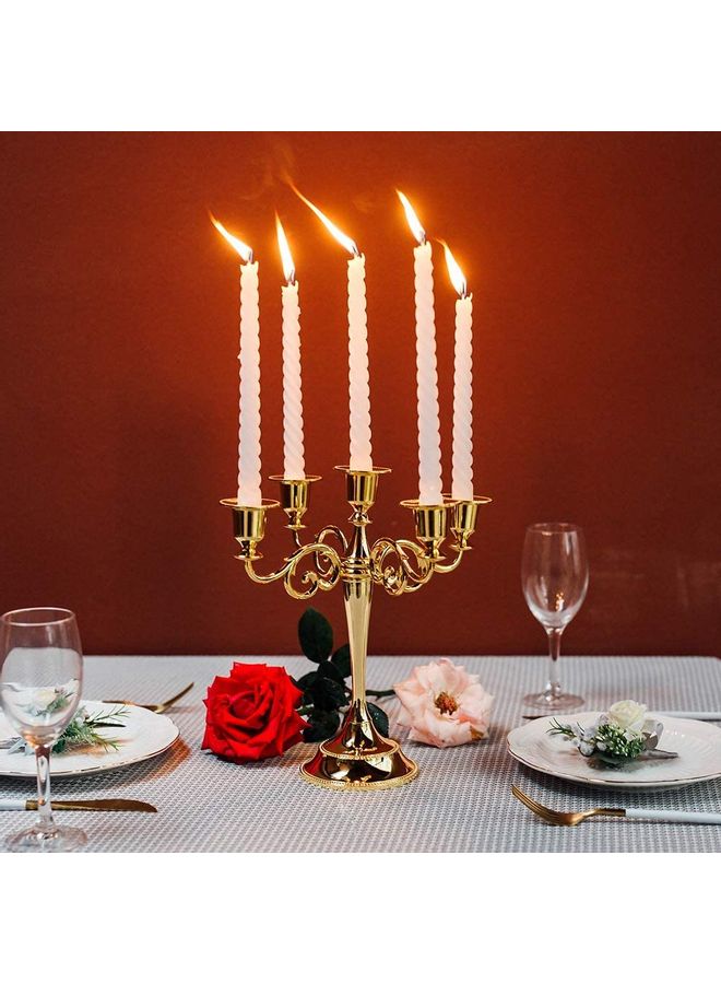 XiuWoo Candle Holder Gold One Size  - Image 2