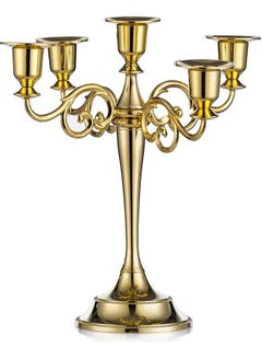 XiuWoo Candle Holder Gold One Size  - Image 4