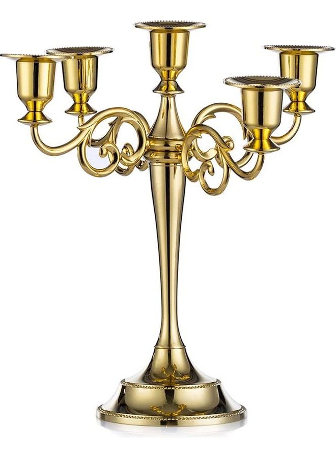 XiuWoo Candle Holder Gold One Size  - Image 4