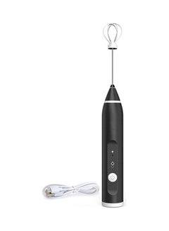XiuWoo Electric Milk Frother With Three Speed Settings Black/Silver  - Image 1