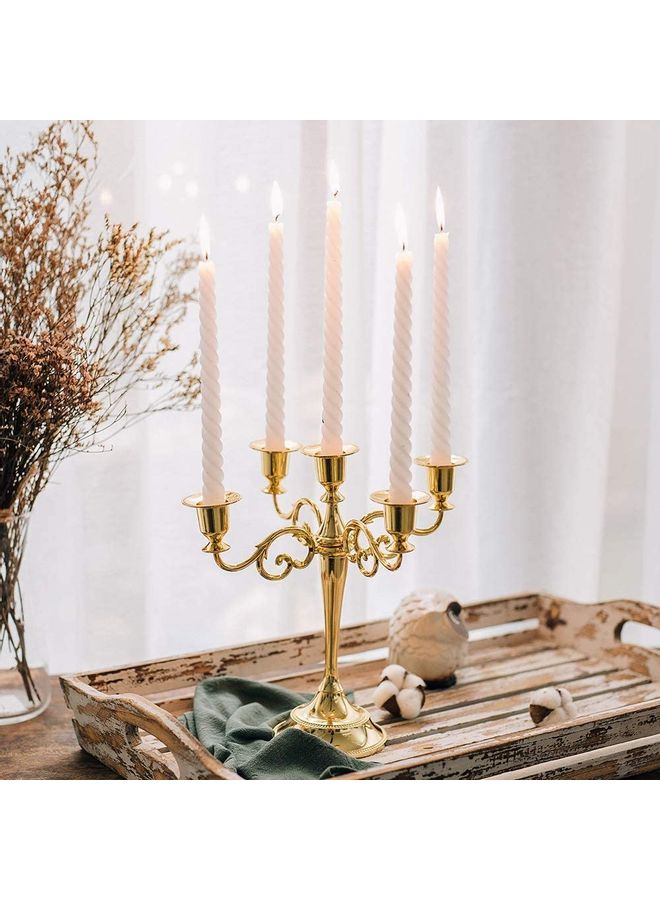 XiuWoo Candle Holder Gold One Size  - Image 3