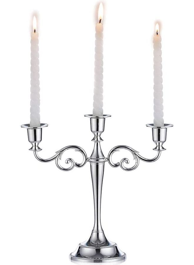 XiuWoo Candle Holder Silver One Size  - Image 1