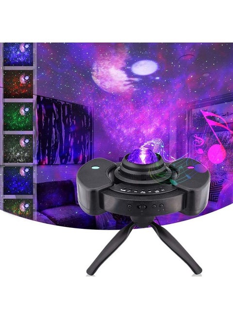 4-In-1 LED Projector Light With Adjustable Tripod Multicolour