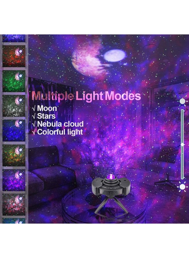 XiuWoo - 4-In-1 LED Projector Light With Adjustable Tripod Multicolour - Image 1