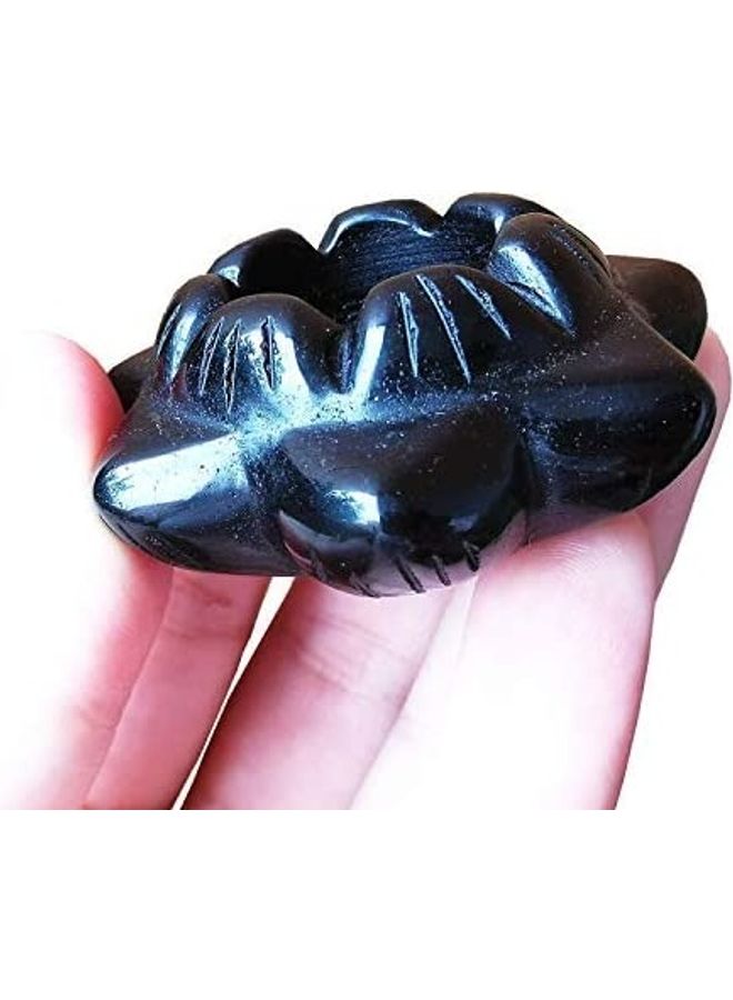 XiuWoo Carved Candle Holder Black One Size  - Image 4