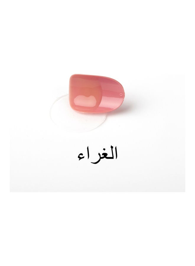 كولير مجموعة أظافر صناعية لامعة مكونة من 24 قطعة برتقالي  - Image 4